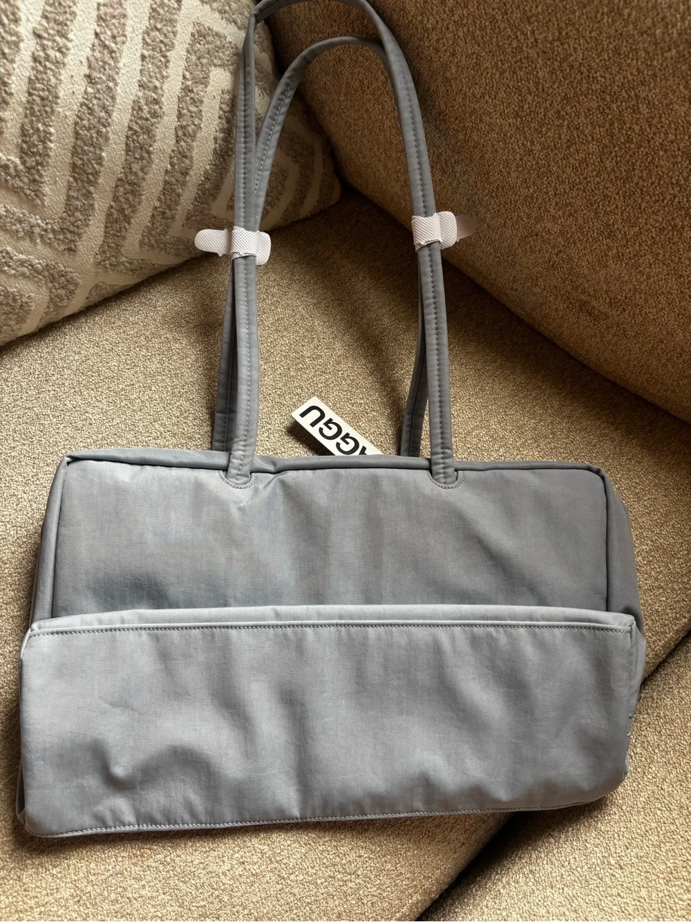 NWT BAGGU Medium Bowler Bag - Mist